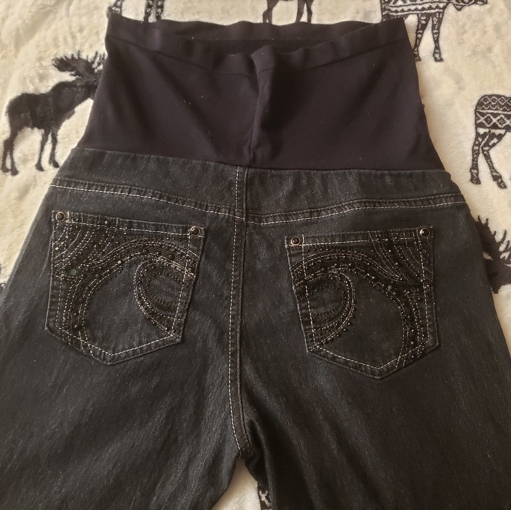 Bella Vita Small Maternity Jeans Dark Wash